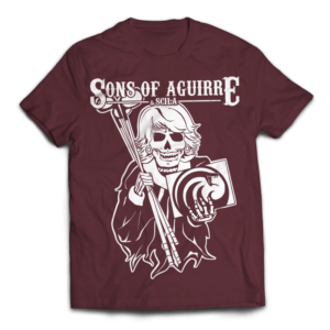 Camiseta Sons of Aguirre & Scila - EDICIÓN LIMITADA GRANATE